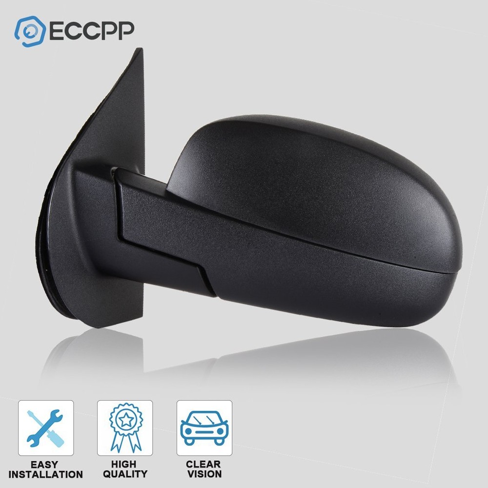 Power Fold Memory Heated Puddle Light Driver Side Mirror For 07-14 Chevrolet GMC