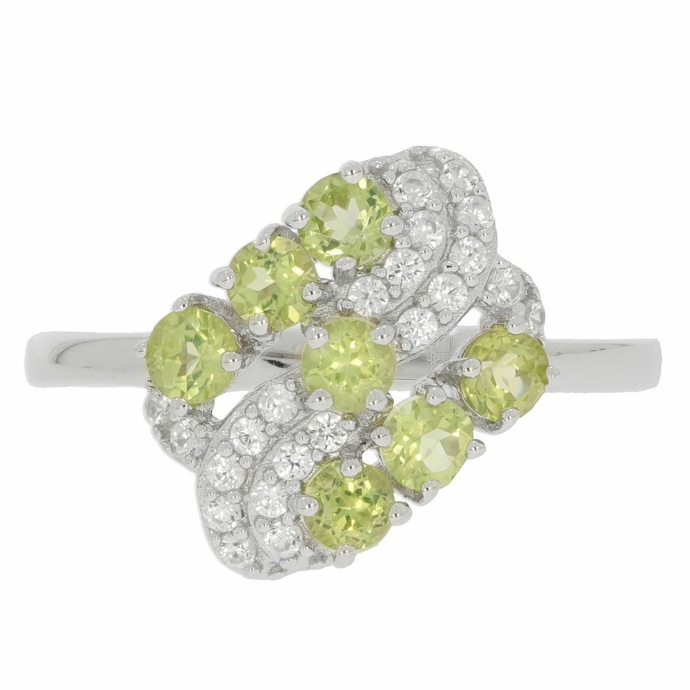 Sterling Silver Semi Mount Ring Setting RD 3x3mm White Topaz Solid