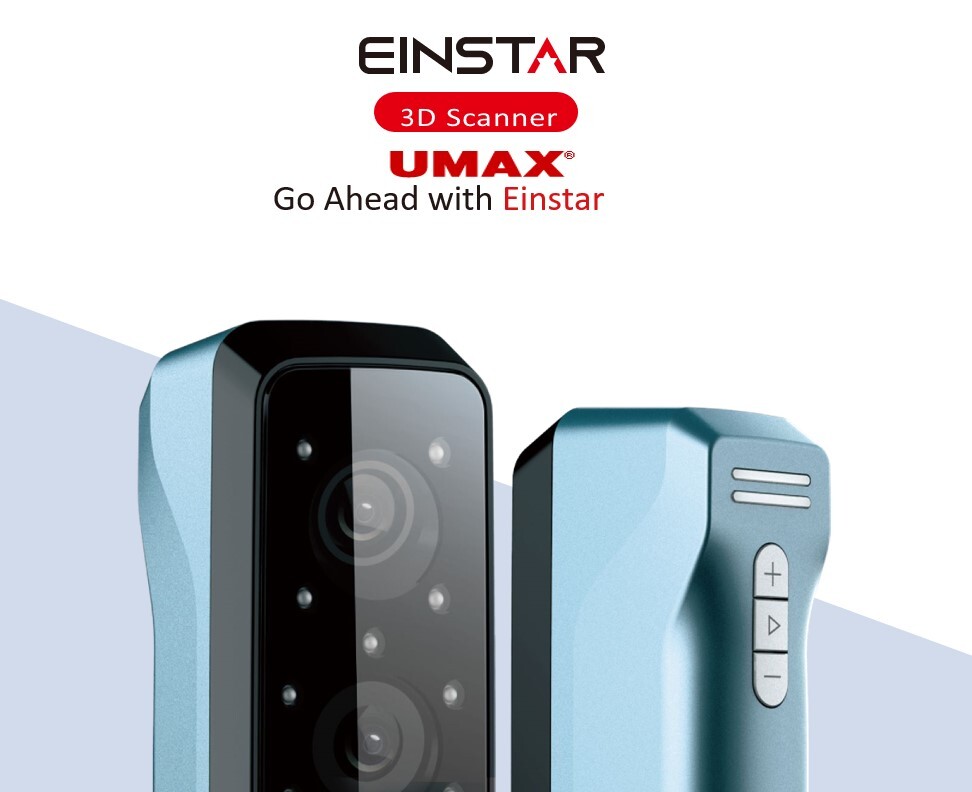 Einstar 3D Color Handheld Scanner 0.1mm Resolution with MAC OS Edition Software