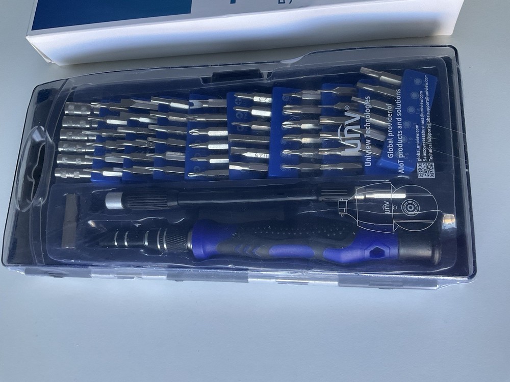 Mini 58-Piece Electronics Precision Repair Tool Set - Blue