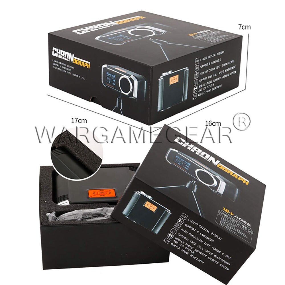 LCD Screen Shooting Chronograph Tester Airsoft Shooting Screen Velometer Speed
