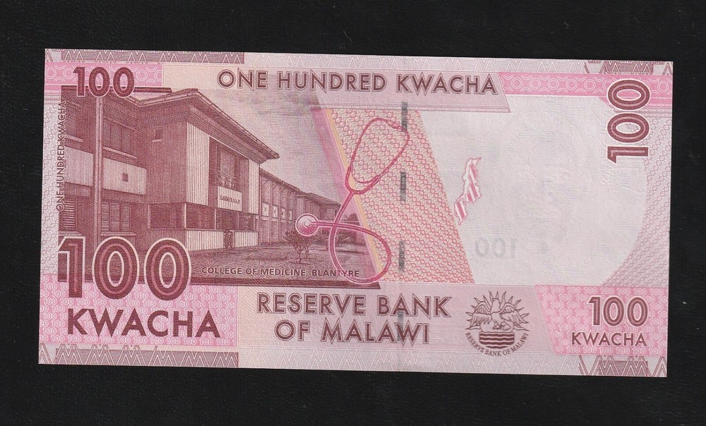 Malawi 100 Kwacha 2020 P 65 UNC