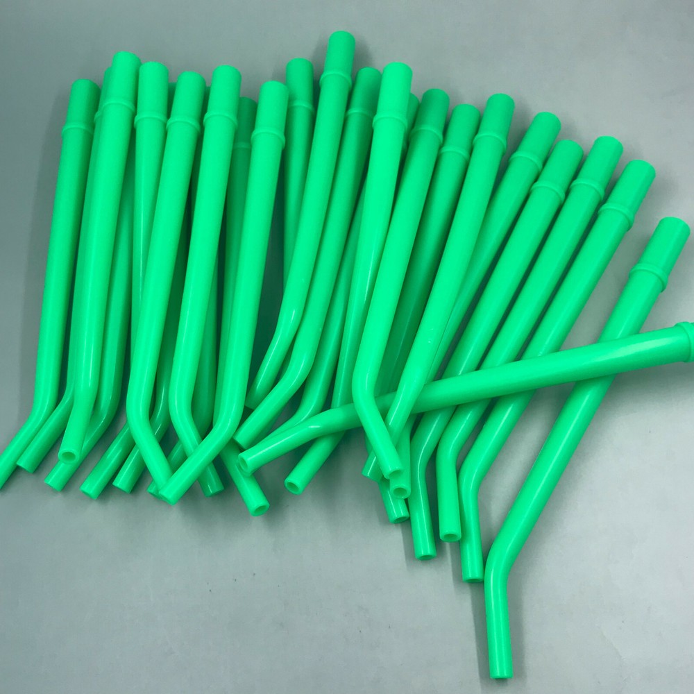 100pcs Disposable Dental Surgical Aspirator Tips Plastic Aspirating Suction Tips