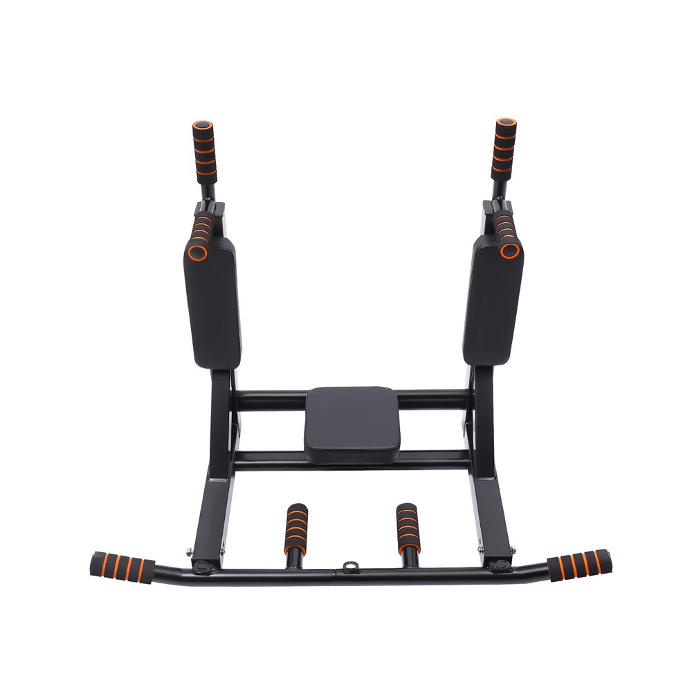 Pull Up Bar Raise Dip Station Vertical Knee Exercise Equipment Home Wall-Mount