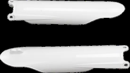Acerbis White Lower Fork Cover Protector Guard Set Yamaha YZ250 08-14