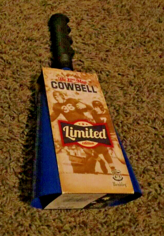 Limited edition 12th Man Cowbell