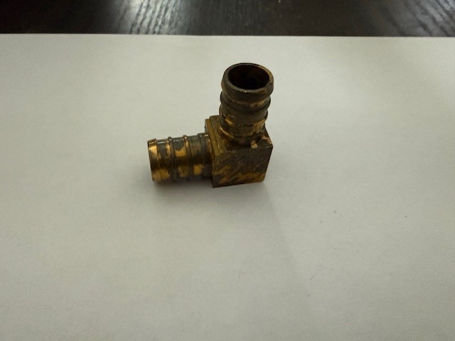 10 pack 1/2" brass barbed pex fittings-bulk 90