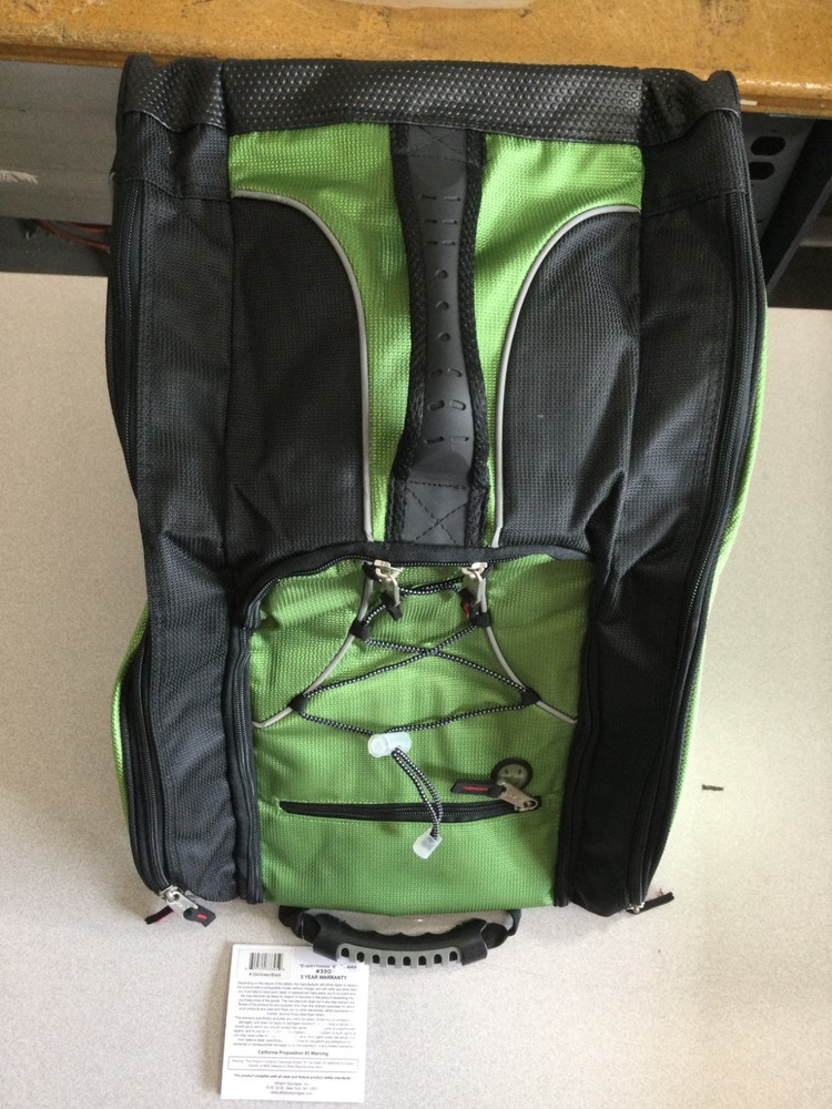 ATHALON EVERYTHING BOOT BAG - #330 - GREEN AND BLACK