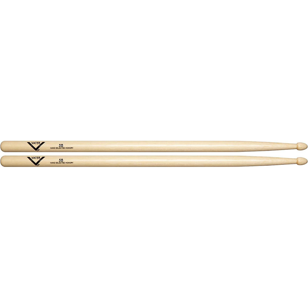 Vater American Hickory 5B Drum Sticks Wood