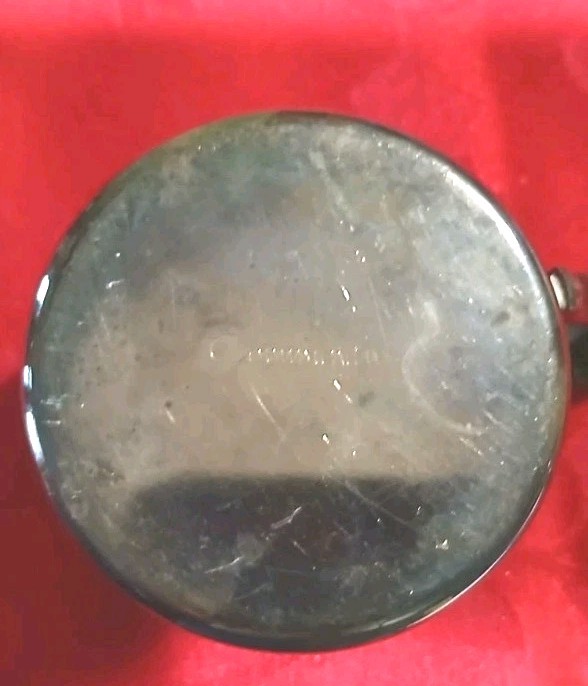 Antique Oneida Community Silverplate Baby Cup Engraved Initial “G”