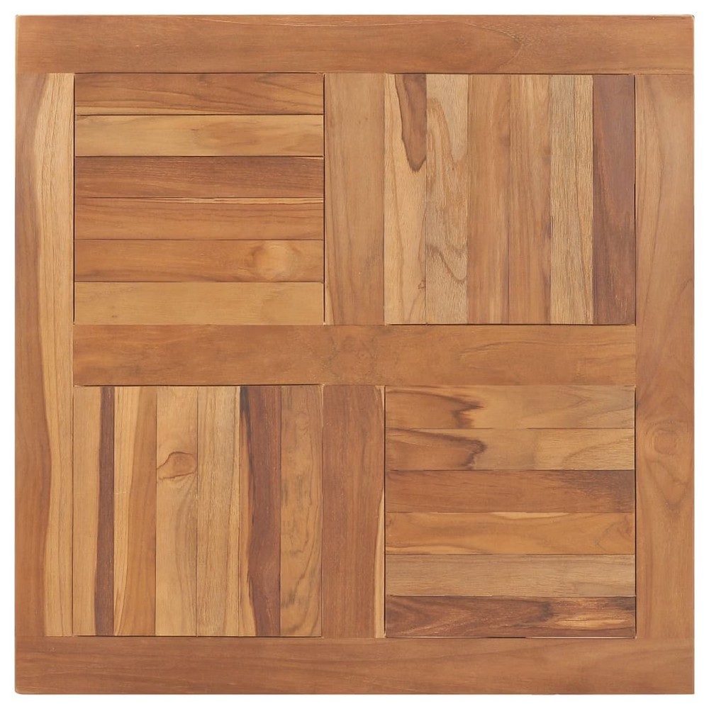 Table Top Teak Solid Teak Wood 31.5x31.5 in Durable Table Top