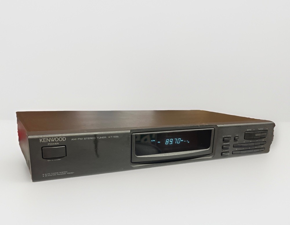 KENWOOD  KT- 596  AM-FM Stereo Tuner Tested