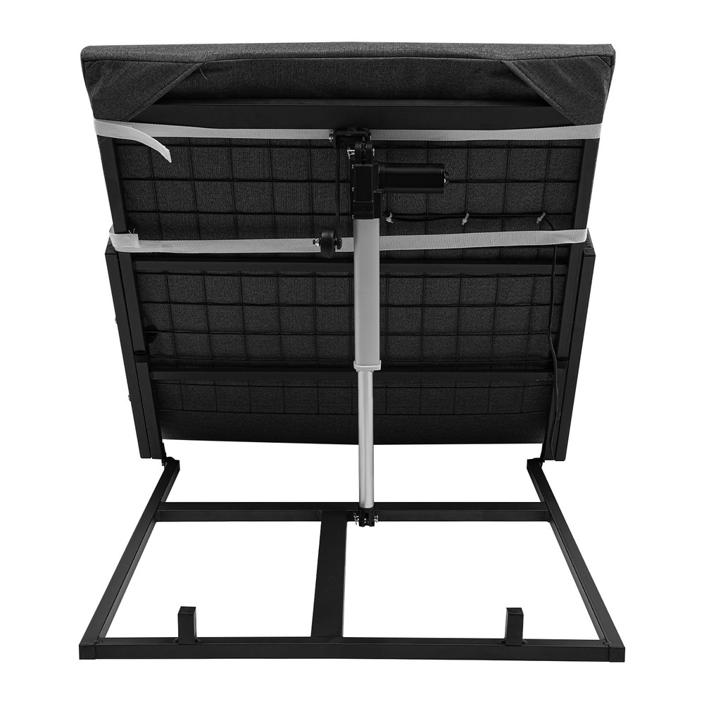 600W Electric Lifting Backrest w/Armrests 2-80° Adjustable For Elderly Handicap