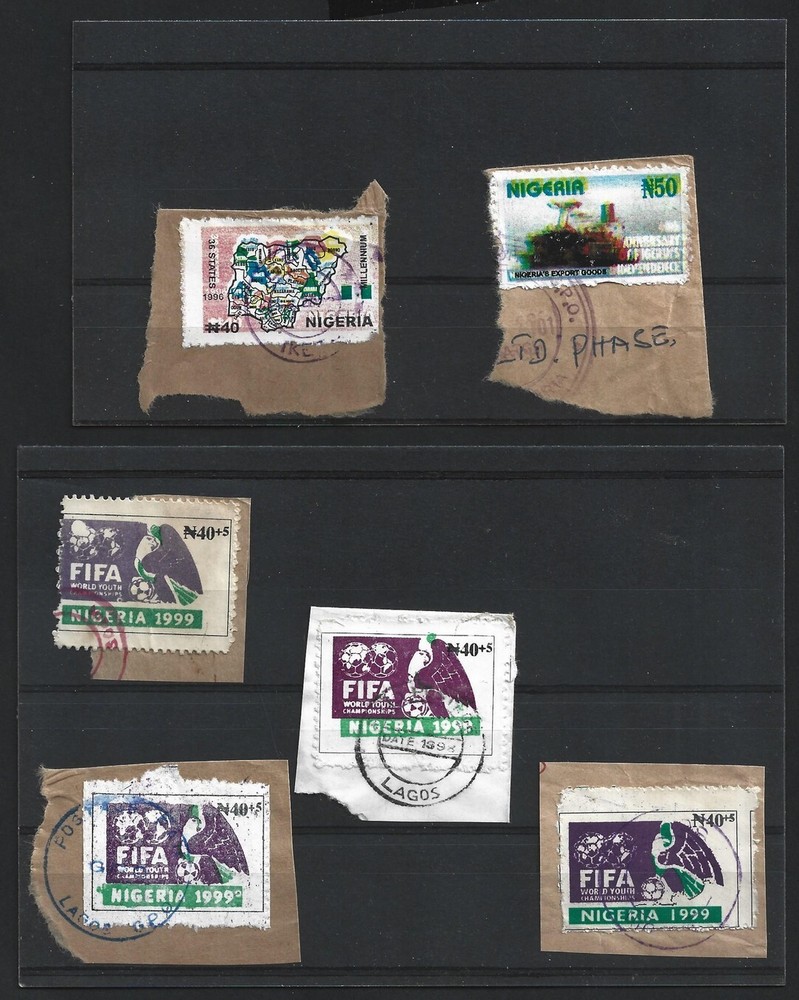Nigeria Postal Forgery collection (15 items)