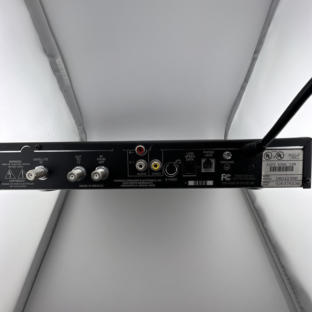 RCA DRD420RE Directv Receiver *NO Remote*