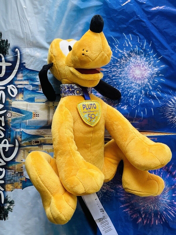 NWT 2021 Disney World 50th Anniversary Pluto Plush