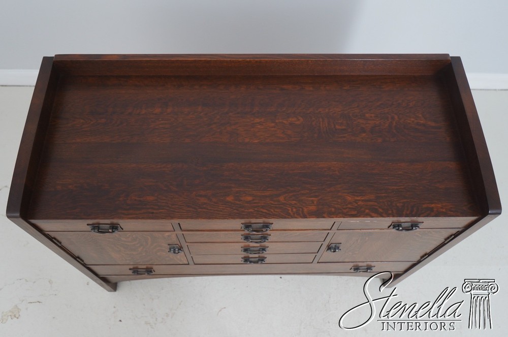 71347: STICKLEY Mission Oak Sideboard Buffet Server Cabinet