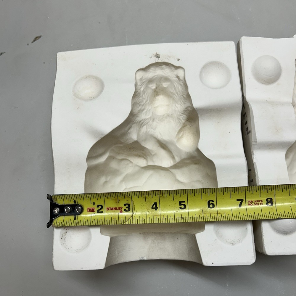 Ceramic Slip Casting Mold Lion Stein Lid H1655