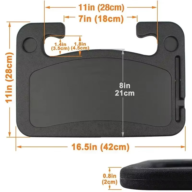 Portable Car Laptop Computer Desk Mount Stand Foldable Steering Wheel Dining Tab
