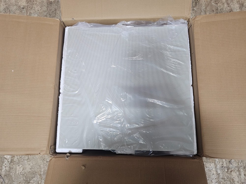 (QTY 2) Bogen CSD2X2 2 x 2' Tile Drop-In Ceiling Mounted Speaker with Back Can