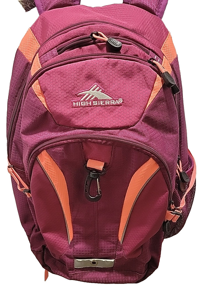 High Sierra Backpack with suspension strap system hot Pink
