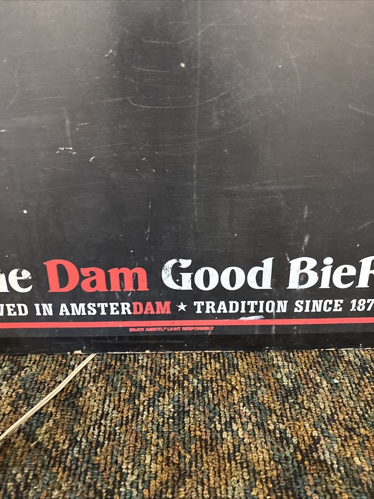 2009 Bar Menu - Amstel Light Chalkboard - 31 1/2 X 24