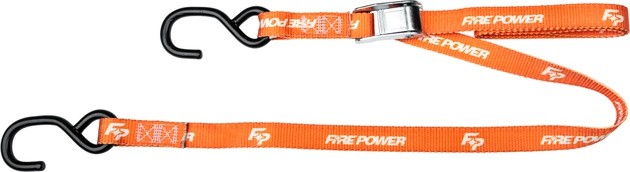 Fire Power 1" Tie Downs Orange