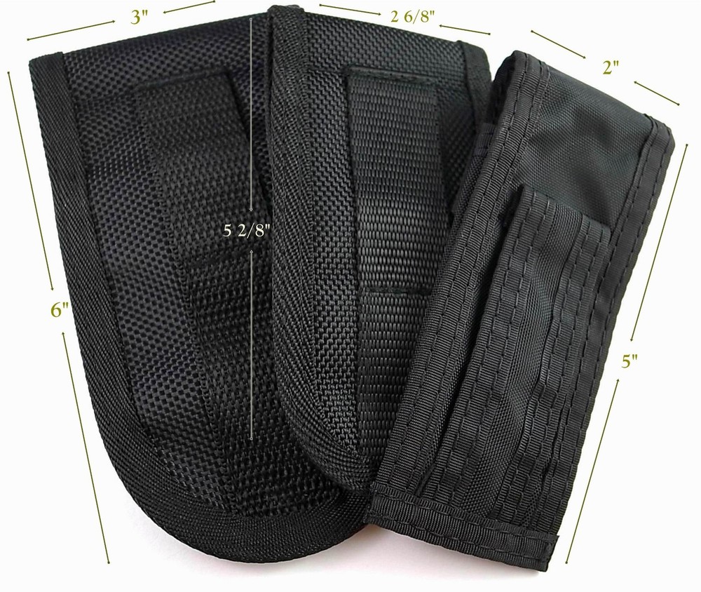 3 DIFFERENT SIZES BRAND NEW, UNUSED GERBER MULTI TOOL / KNIFE POUCH! (NO KNIFE)