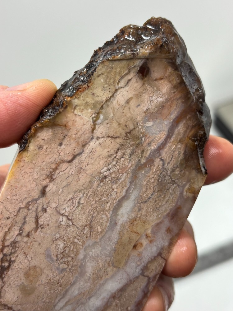 Pink Jasper/Agate Slab Cabbing Lapidary Combo Ship Avail