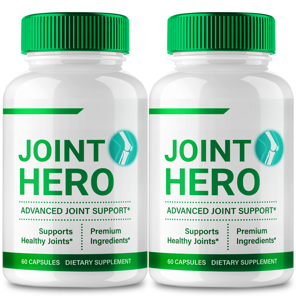 (2 Pack) JoinHero Joint Formula Support Pills, Join Hero Capsules (120 Capsules)