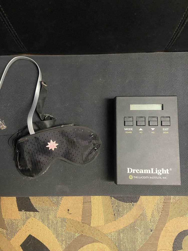 DreamLight DL-1 Single Sleep Mask with Controller Black Fabric Electronic Device