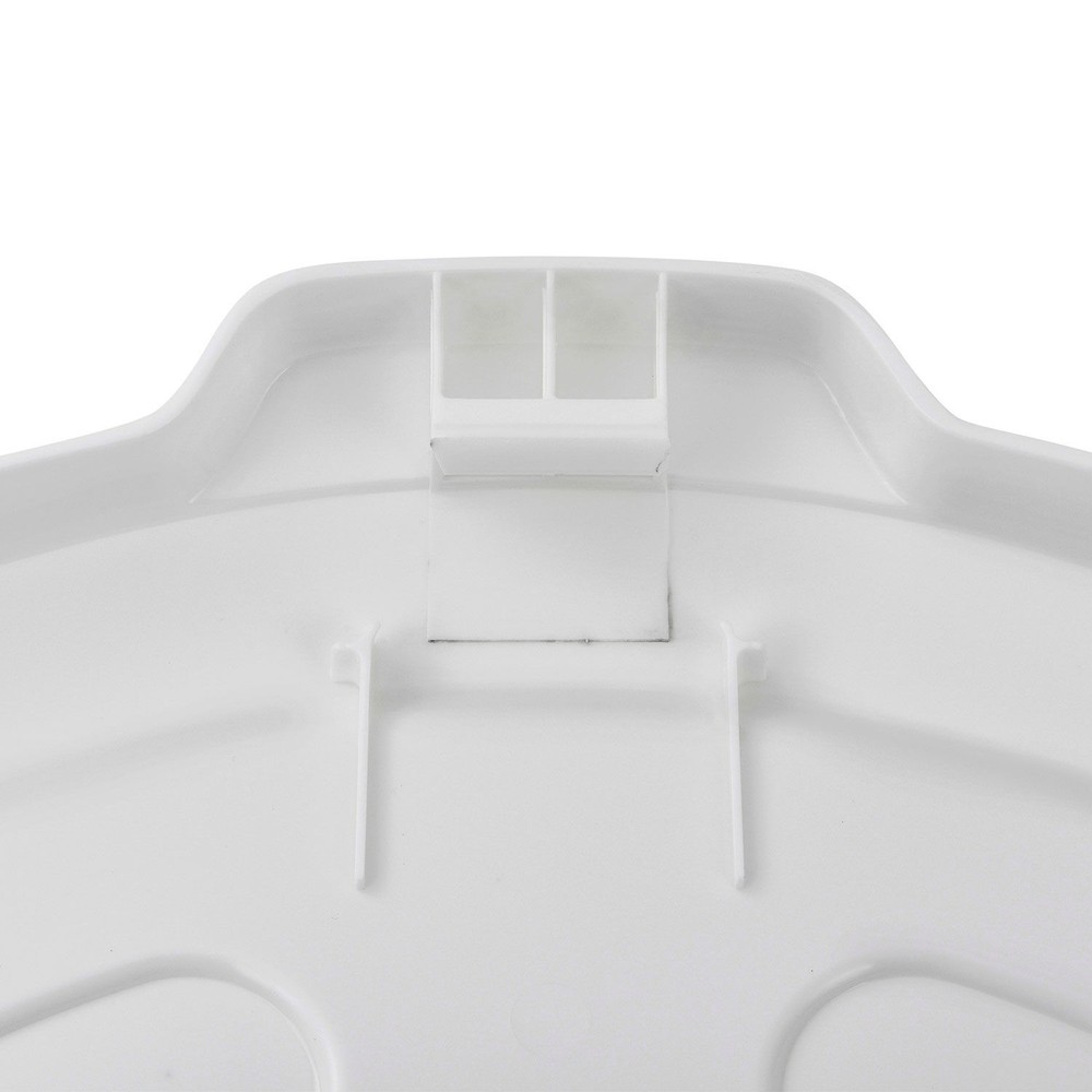 Global Industrial 55 Gallon Garbage Can Lid White