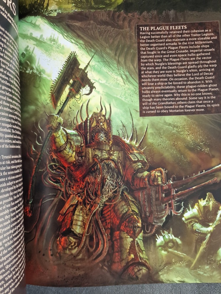 Warhammer 40k Kill Team. "DEATH GUARD" Book. Stunning Artwork. see Description.