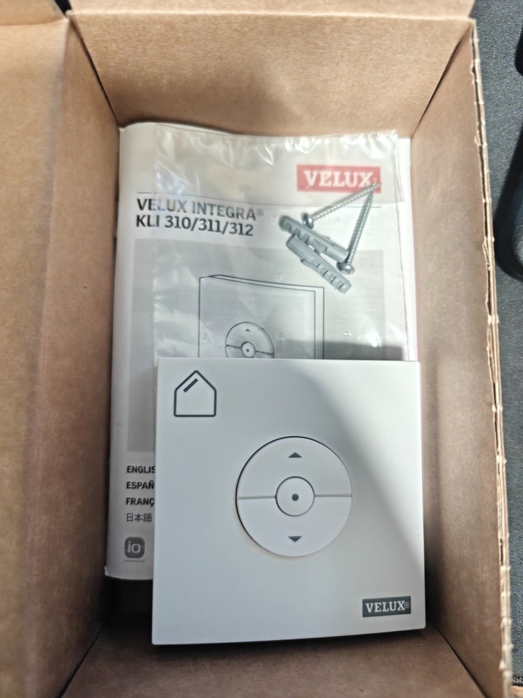 Velux Skylight Integra Remot Control Switch KLI 310/311/312