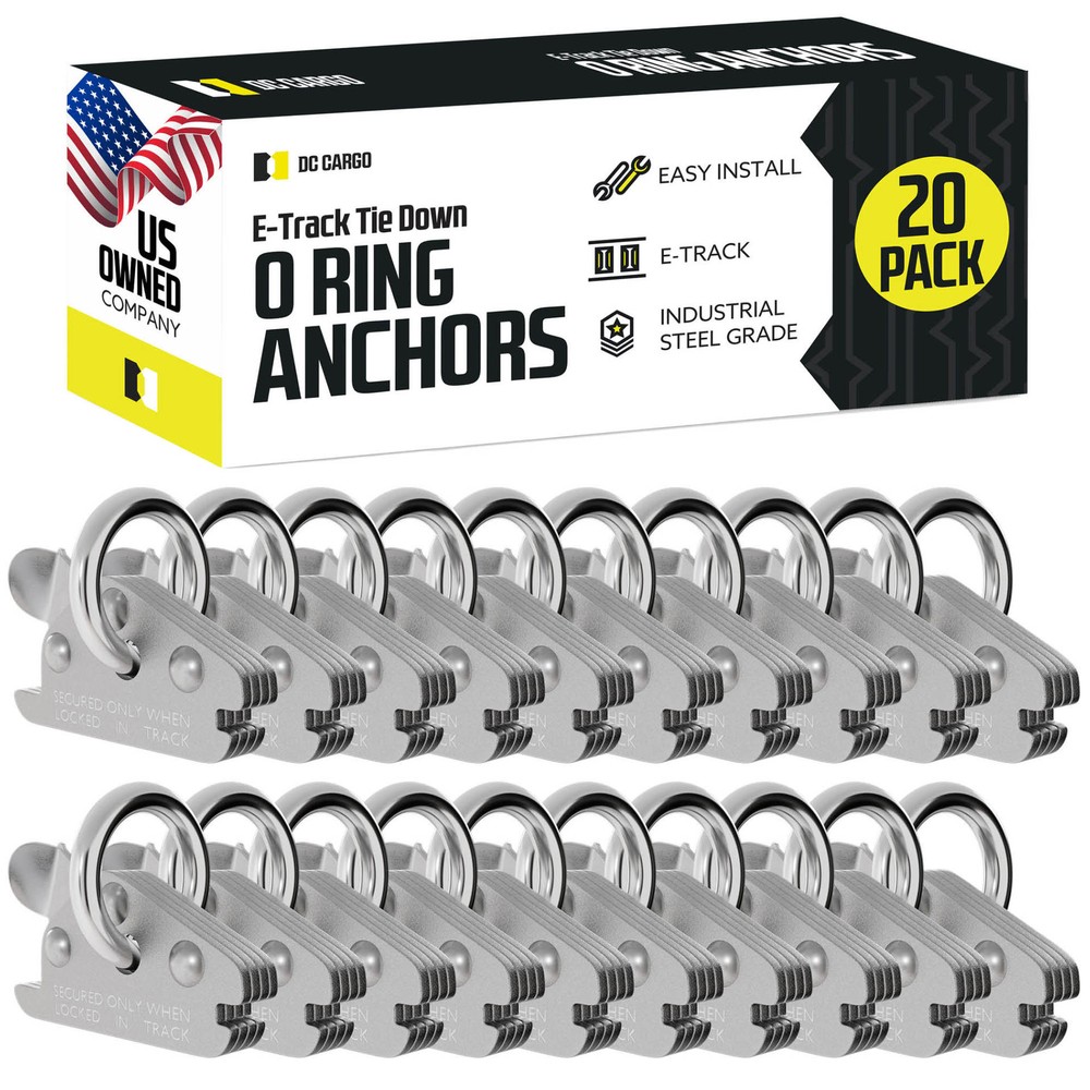 DC Cargo E-Track O-Ring, Heavy Duty, 20-pack