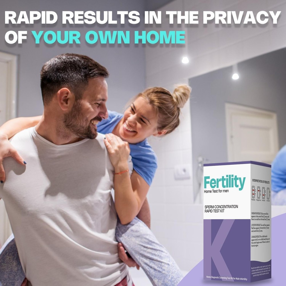 Trak Plus Men's Fertility Kit - Accurate, Private, Rapid Results