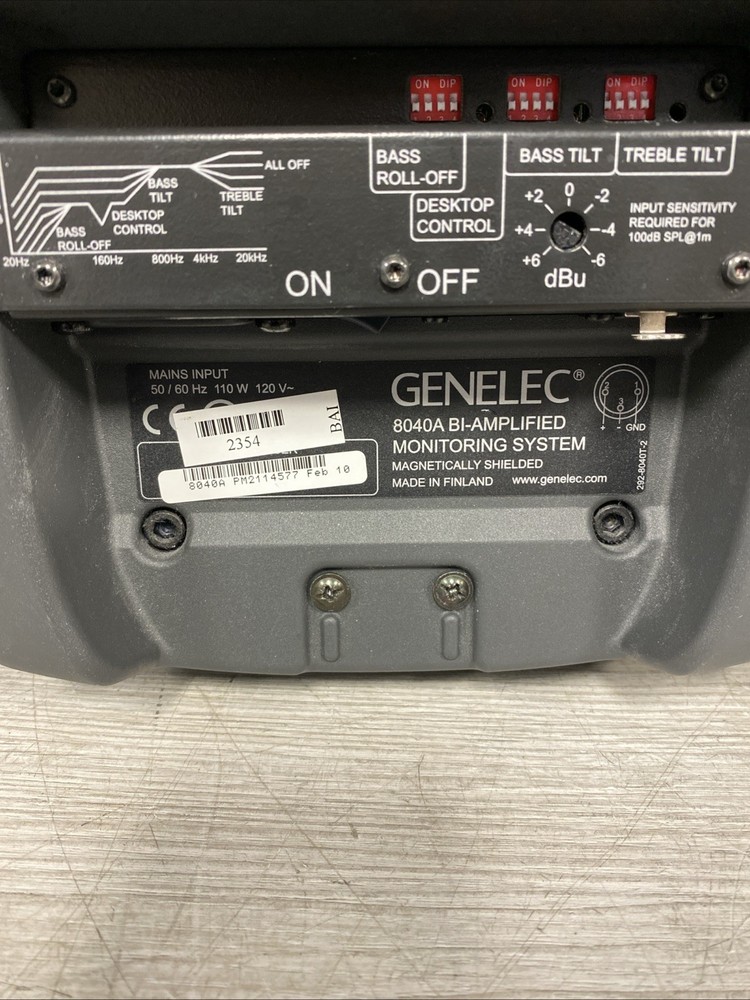 Genelec 8040A Studio Monitors PAIR Great Working Shape!