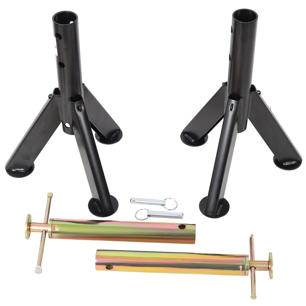 Adjustable Telescoping Stabilizer Jack Stand, Supports Stabilizer Jacks