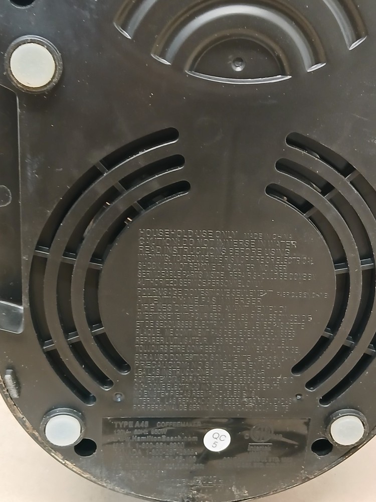 Hamilton Beach BrewStation Coffee Maker 48274 Black 12 Cup Programmable Tested