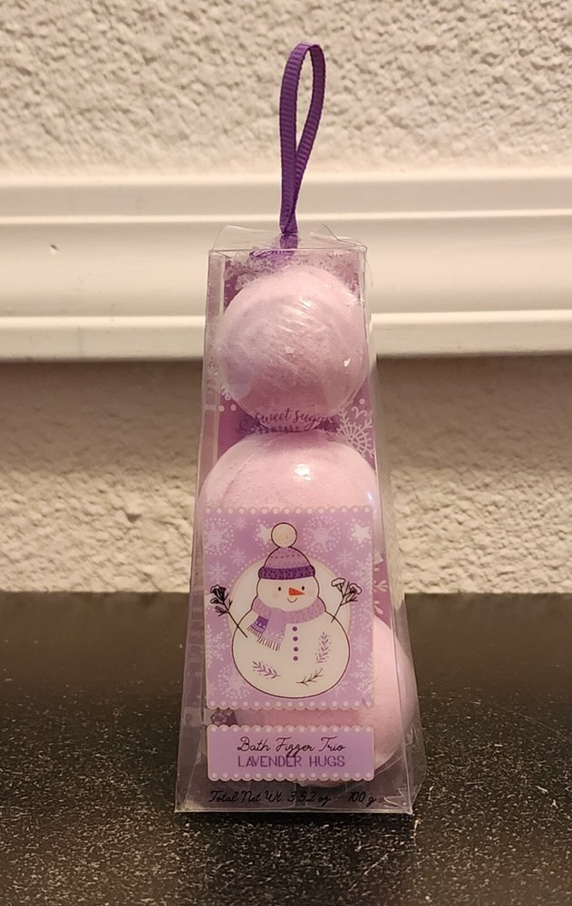 Bath Fizzer Trio Lavender Hugs
