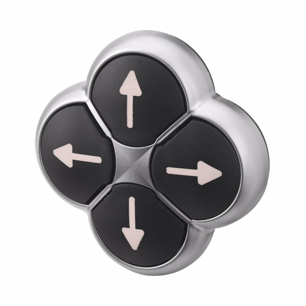 1PC EATON M22-D4-S-X7 Four Way Pushbutton Operator22mm Black Non-interlocked