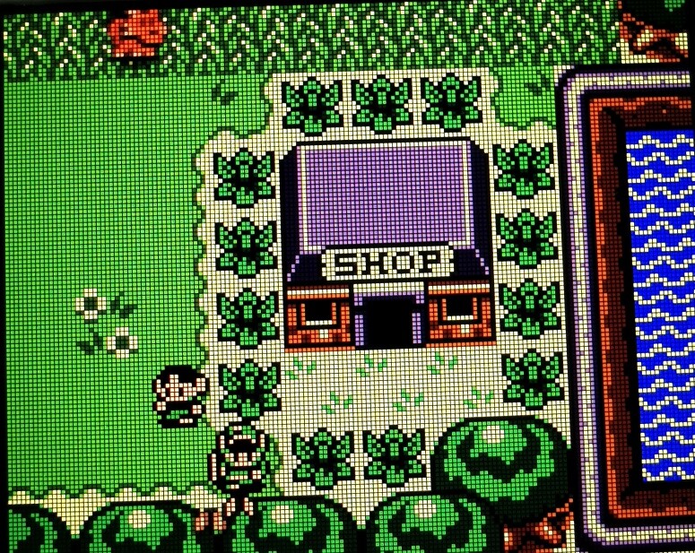 Retro Pixel Large Size IPS Backlight LCD Screen For Game Boy Color GBC Console