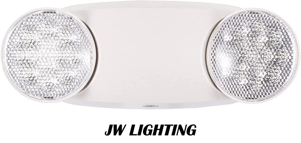 LED Emergency Exit Light Adjustable 2 Round Head With Battery Back-up UL 924