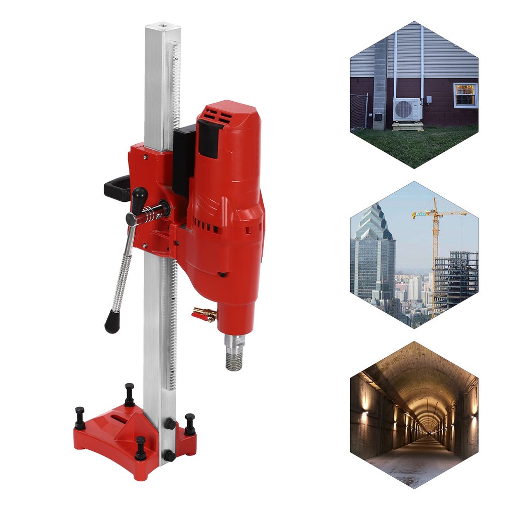 4250W 500RPM Diamond Core Drill Machine Concrete Core Drill Rig Rust-proof Drill