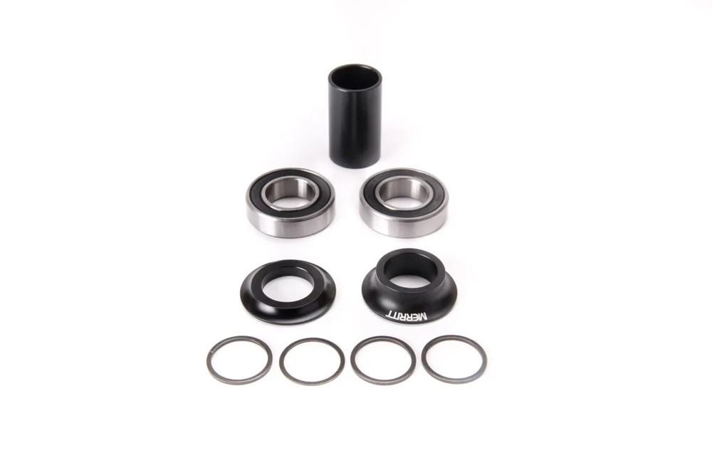 MERRITT BMX MID BOTTOM BRACKET - SEALED - 22MM - BLACK