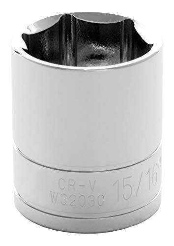 Performance Tool W32030 1/2 Drive 6-Point Socket, 15/16