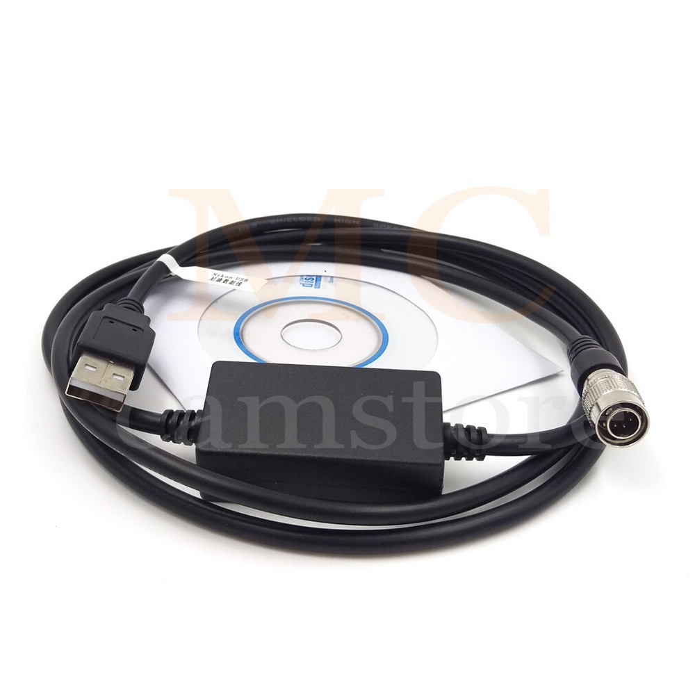 Total Station Data Cable Hirose 6 pin to USB / COM for Windows 7/8/9
