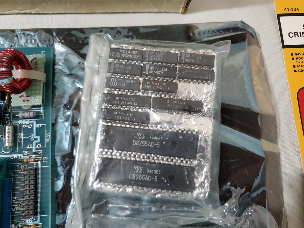Vintage Circuit Cellar Serial EPROM Programmer 1986 Board Kit - UNTESTED AS IS