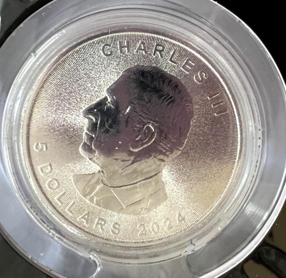 2024 CANADA TREASURED $5 MAPLE LEAF SILVER COIN