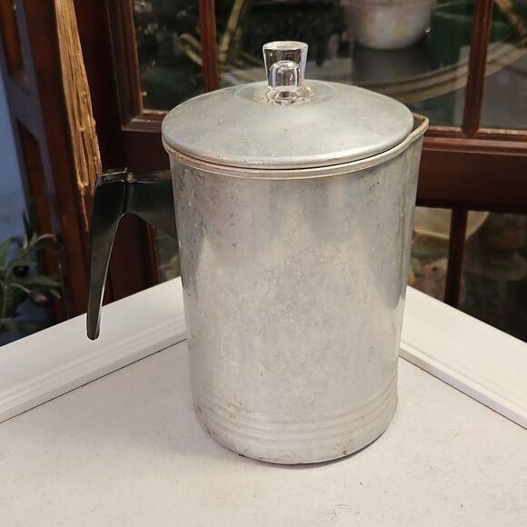 Vintage Chilton Ware Coffee Percolator with Black Handle